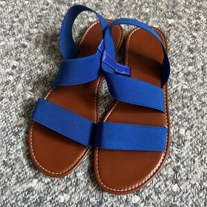 Blue Strappy Sandals